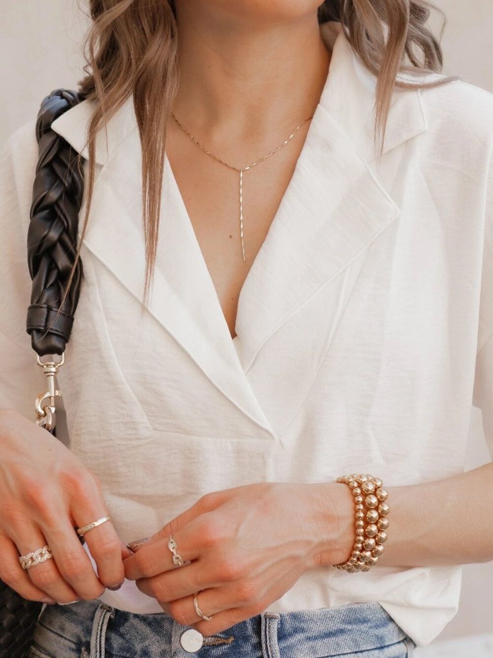Boardwalk Breeze Collared Half Sleeve Blouse